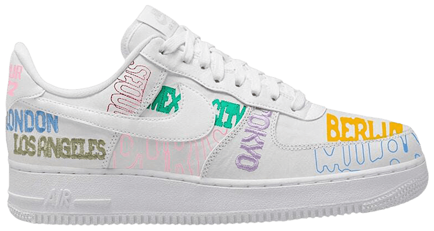 Nike Air Force 1 Low World Tour White -1