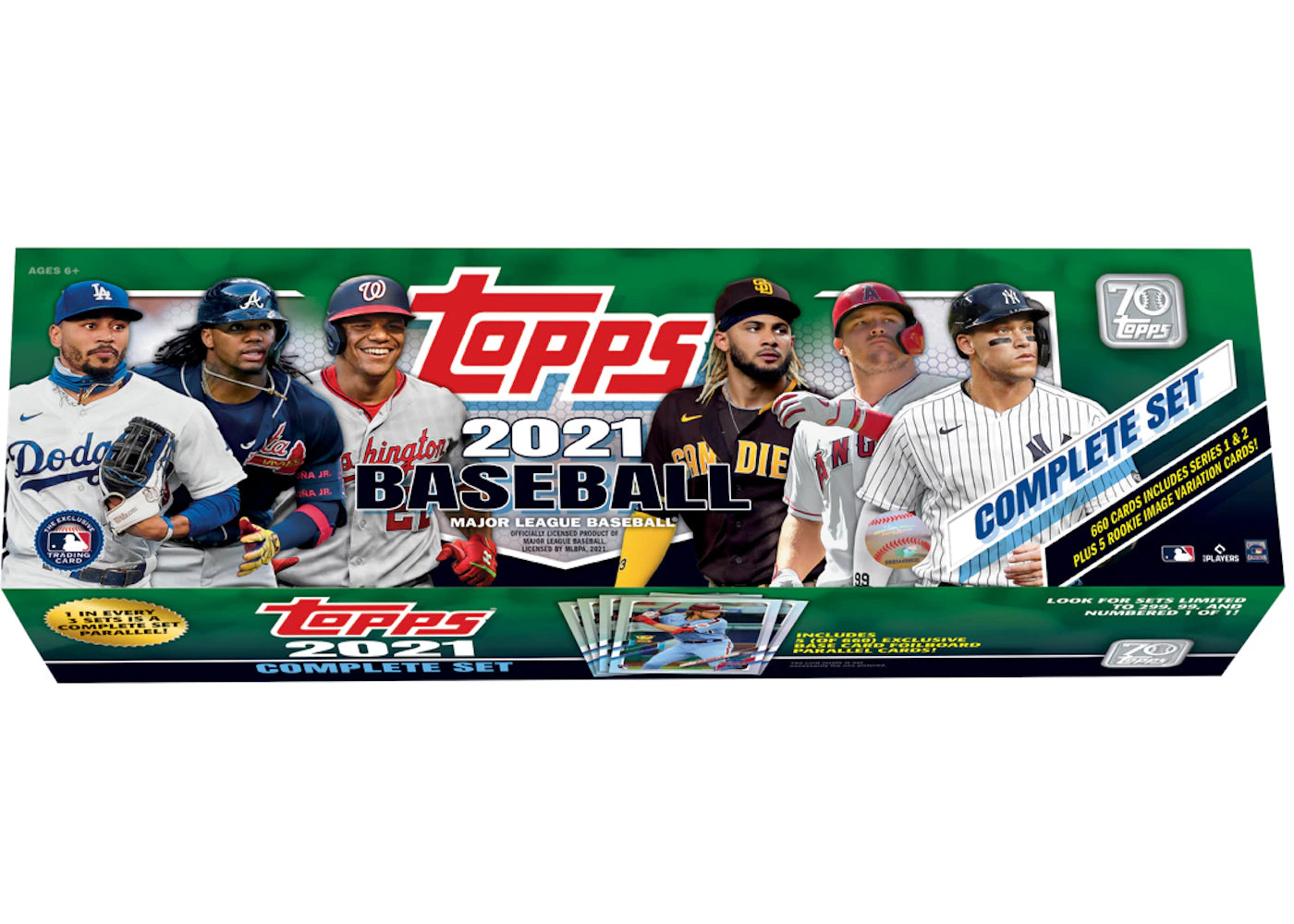 2021 Topps Baseball Complete Factory Set (Retail Green) -1