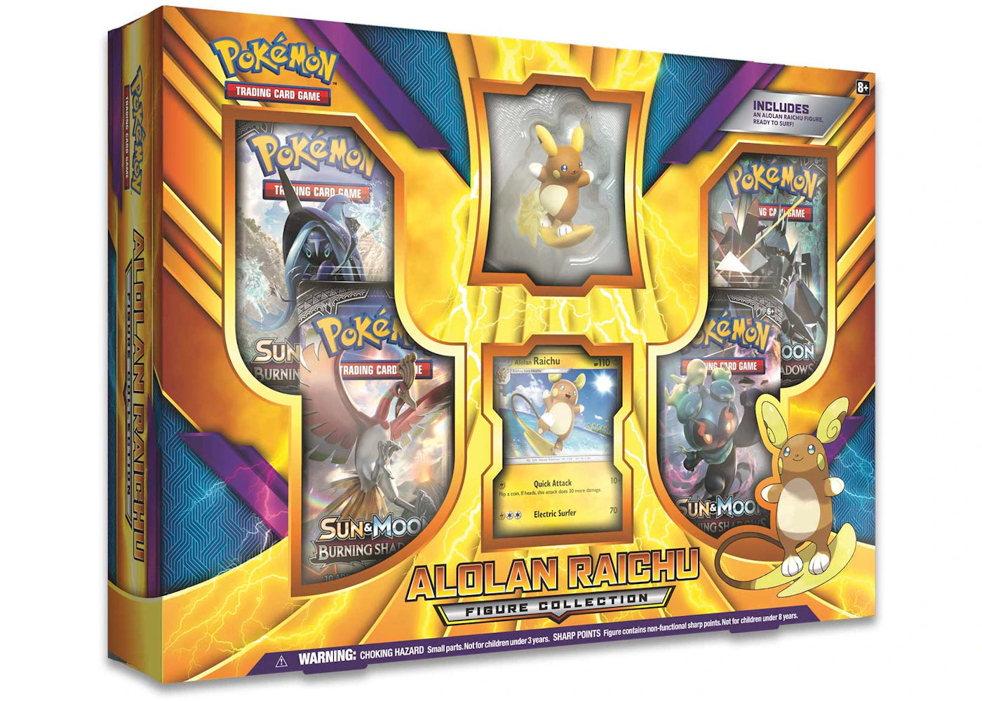 2018 Pokemon TCG Alolan Raichu Figure Collection -1