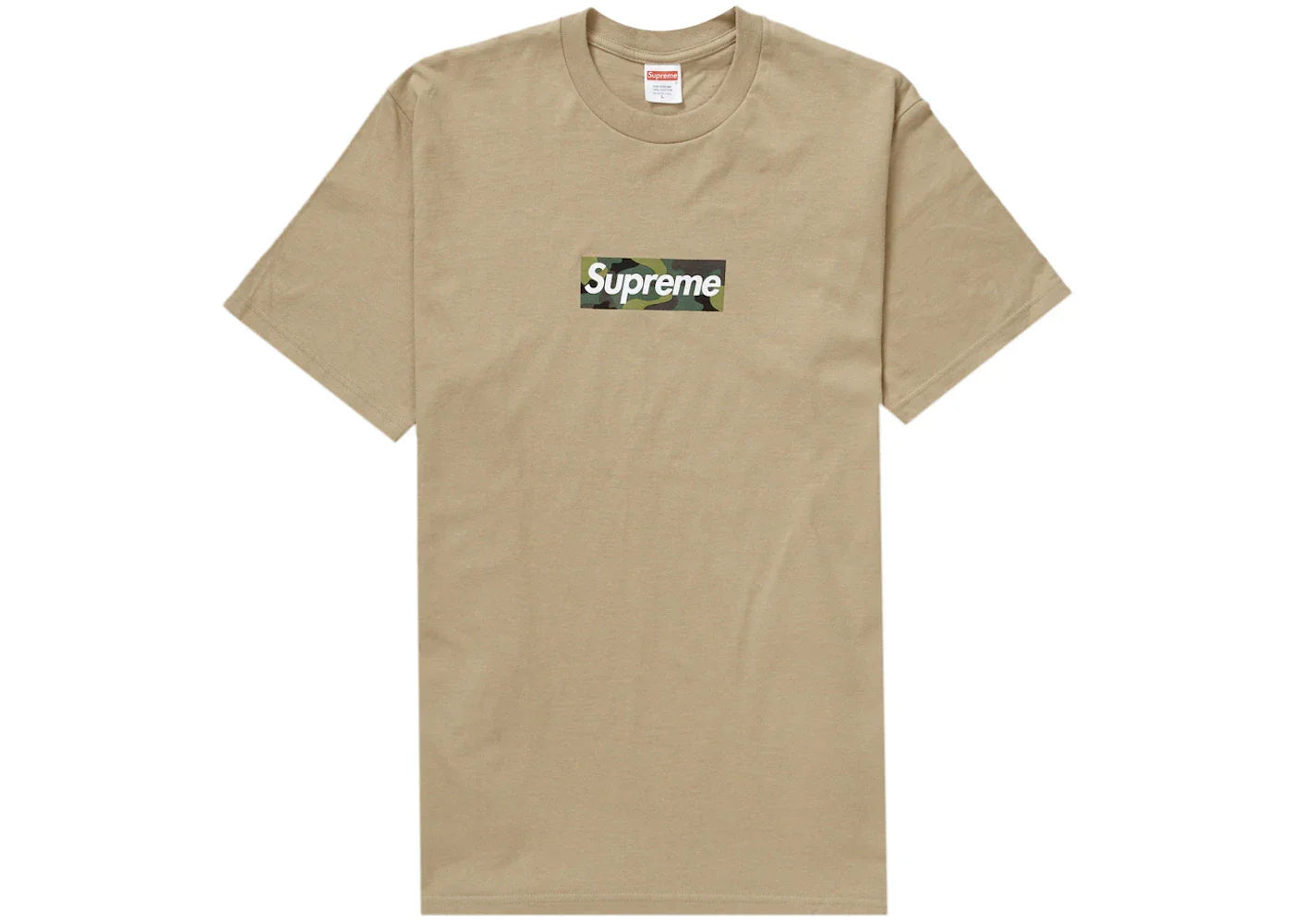 Supreme Box Logo Tee (FW23) Khaki -1