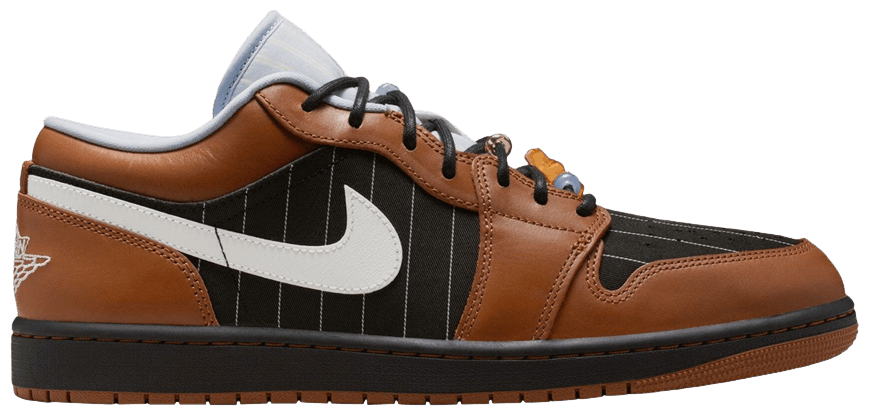 Jordan 1 Low SE Black Sail Light British Tan -1