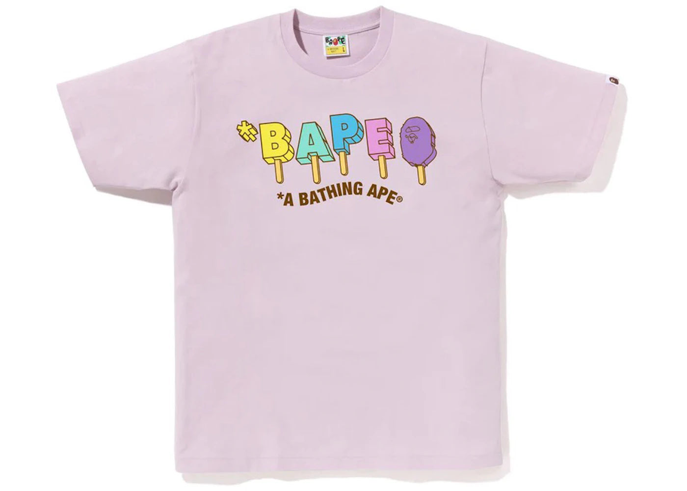 BAPE Popsicle Tee Purple -1