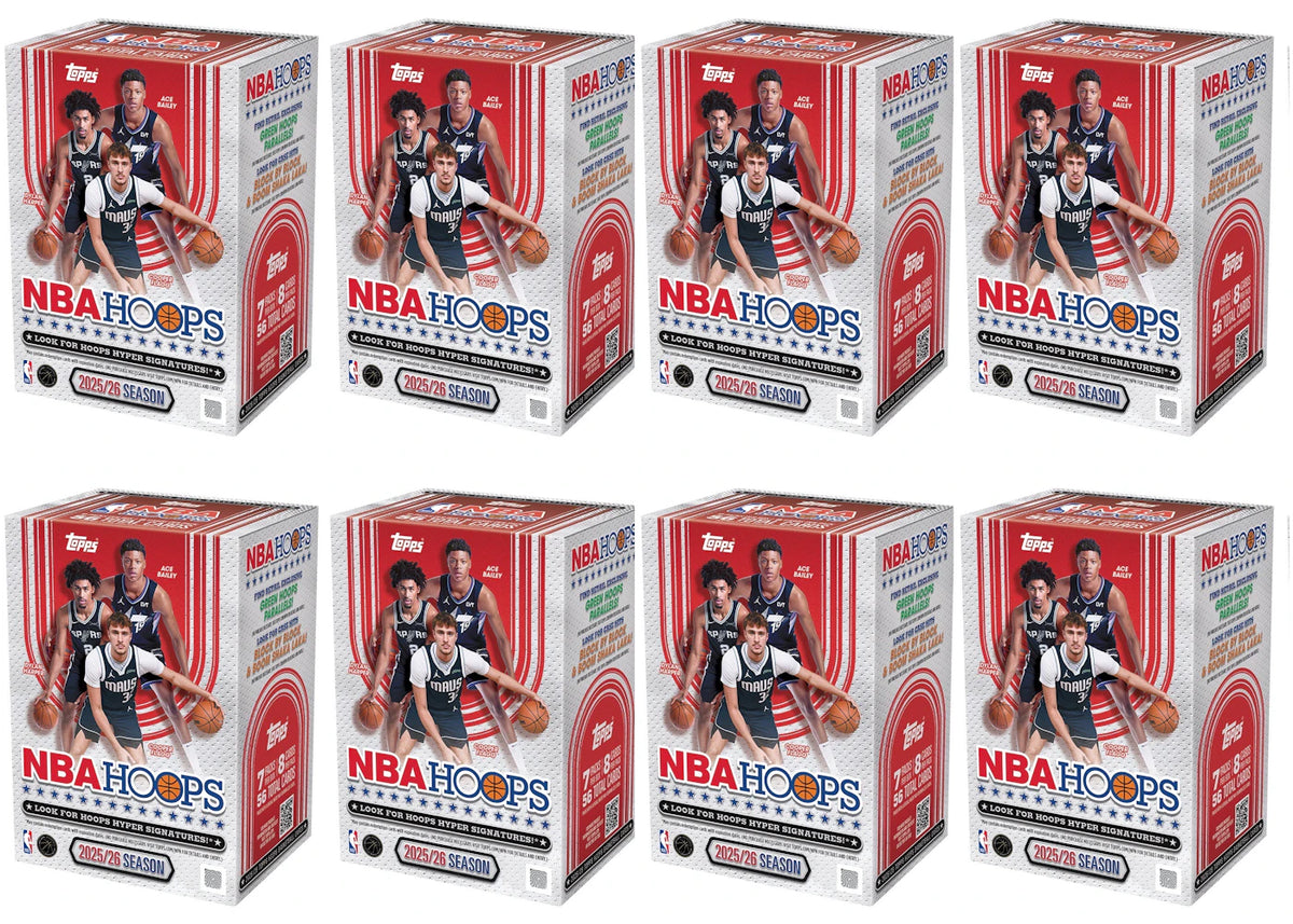 2026 Topps NBA Hoops Basketball Value Box 8x Lot -1