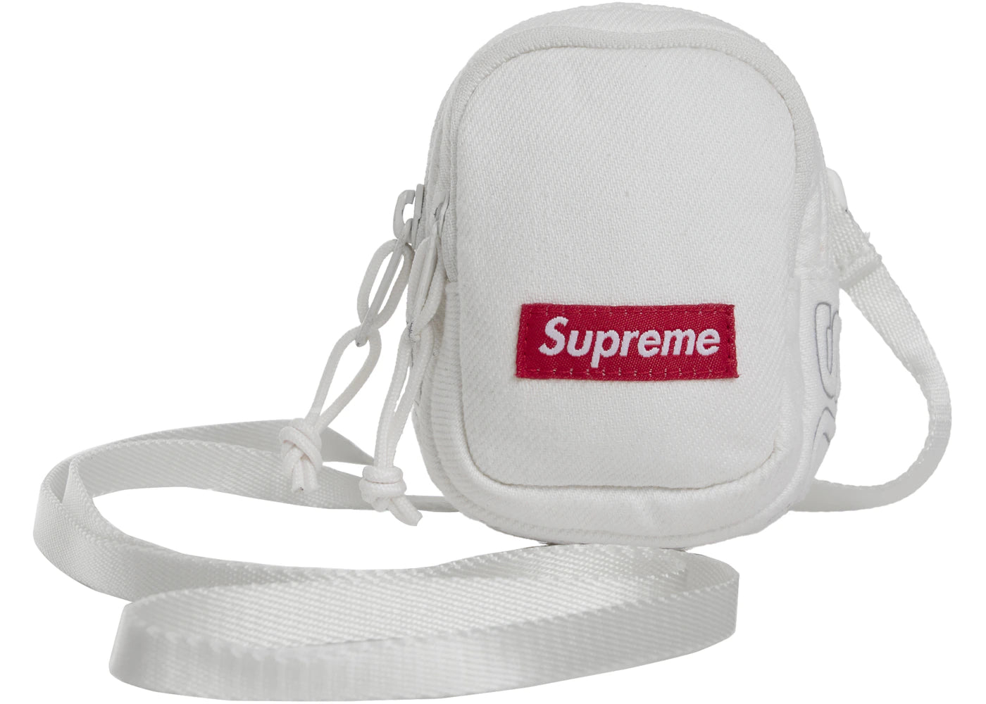 Supreme Denim Mini Utility Bag White -1