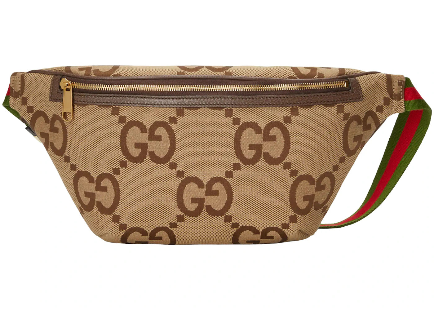 Gucci Belt Bag Jumbo GG Camel/Ebony -1