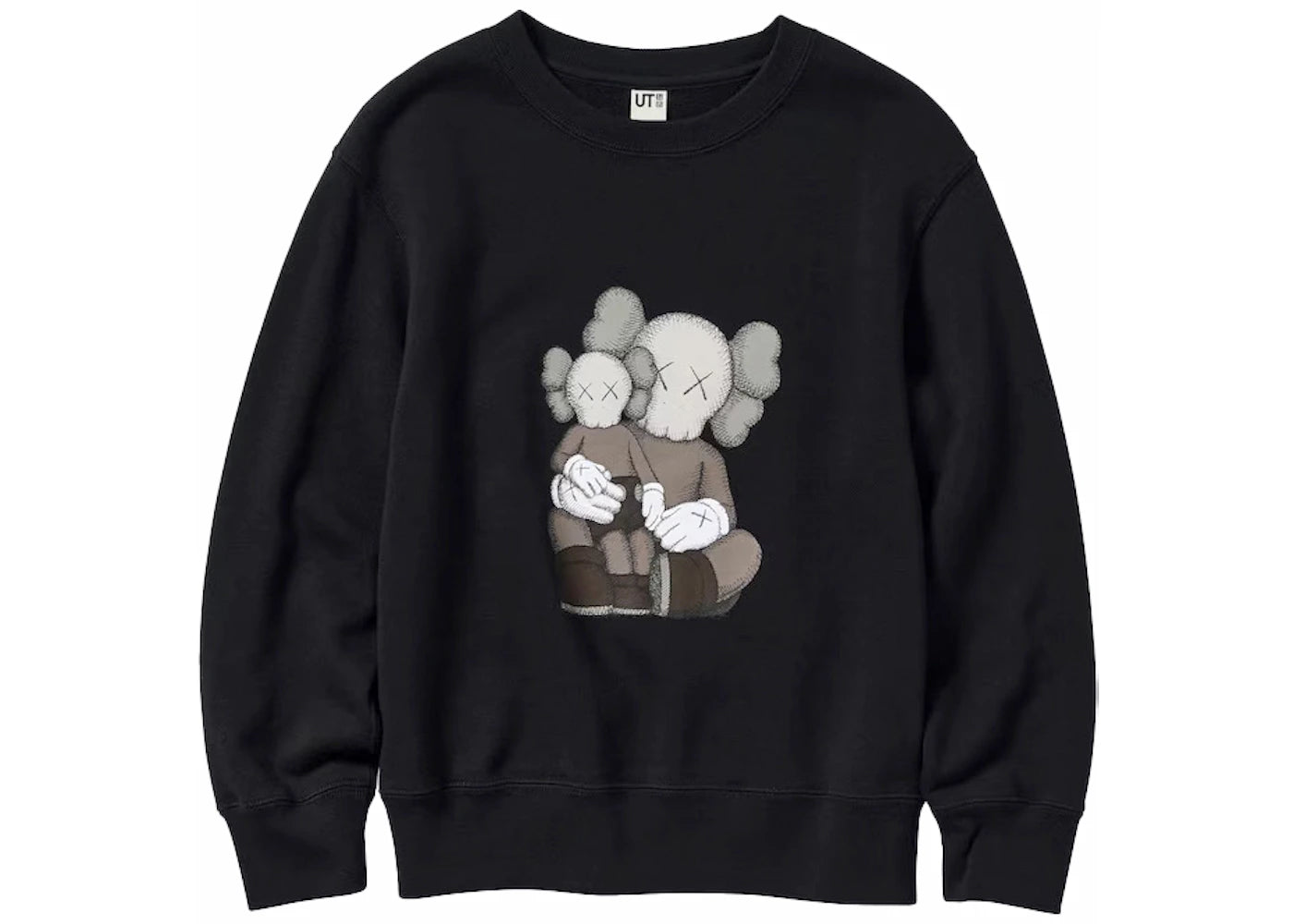 KAWS x Uniqlo Kids Longsleeve Sweatshirt (US Sizing) Black -1