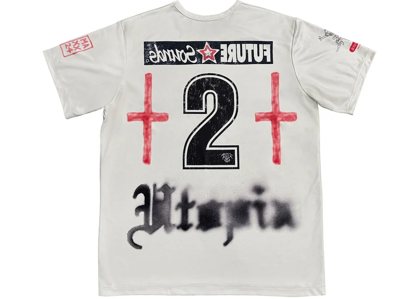 Travis Scott England Soccer Jersey White -1