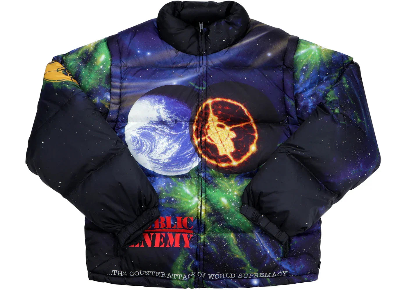Supreme UNDERCOVER/Public Enemy Puffy Jacket Multi -1