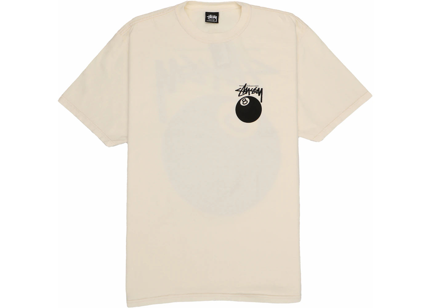 Stussy 8 Ball Pigment Dyed Tee Natural -1