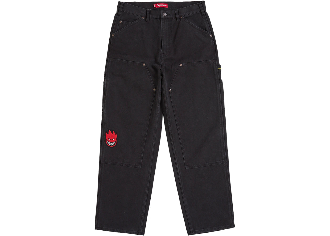 Supreme Spitfire Double Knee Painter Pant Black -1