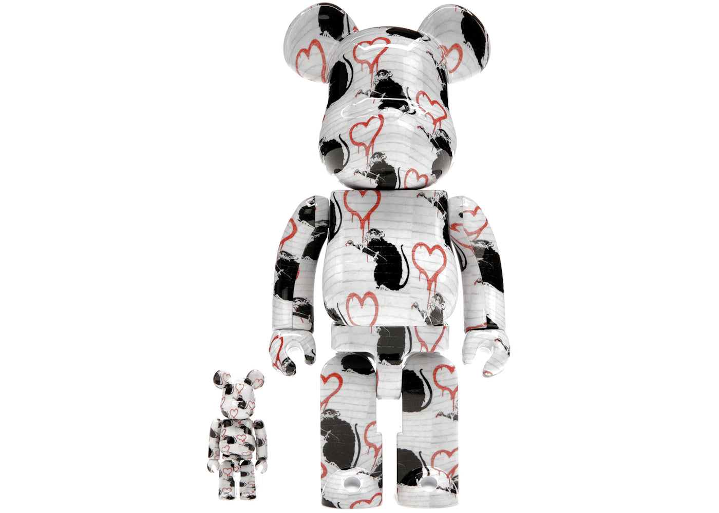 Bearbrick Love Rat 100% & 400% Set -1