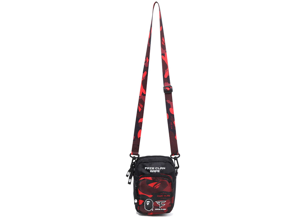 BAPE x Faze Clan Gadget Pouch Red -1