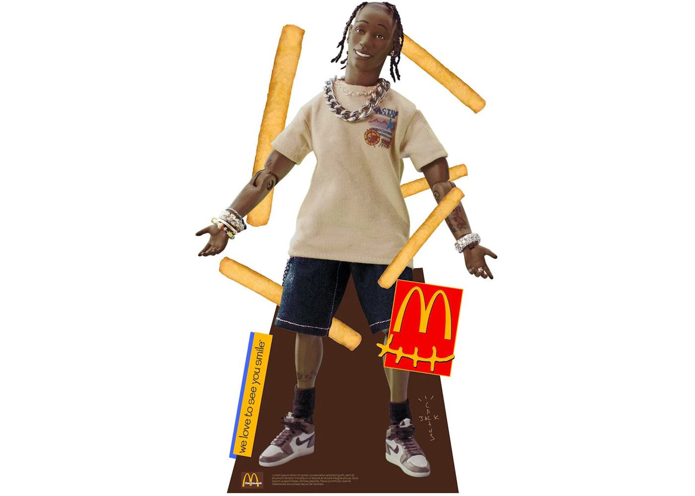 Travis Scott x McDonalds Action Figure Life-Size Cutout -1