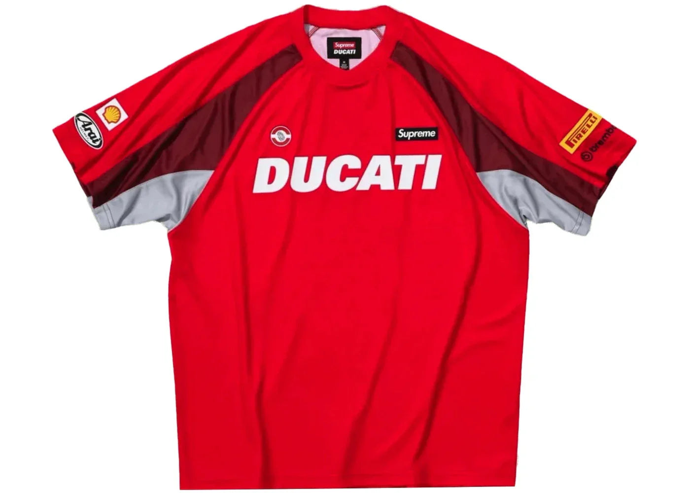 Supreme Ducati Soccer Jersey Red -1