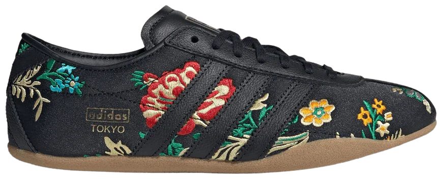 adidas Tokyo Black Floral Embroidery (Women's)-1