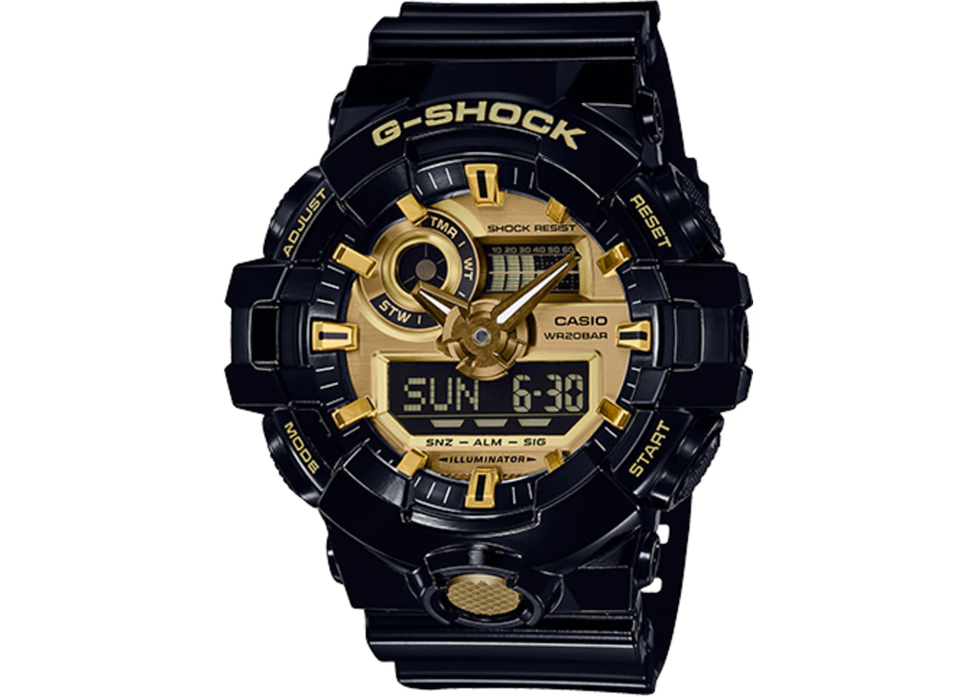 Casio G-Shock GA710GB-1ACR (Gold) -1