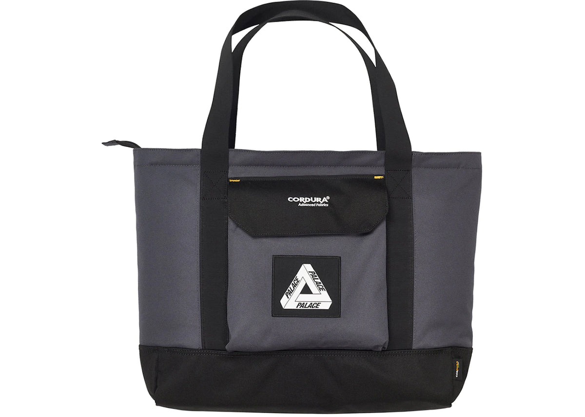 Palace Cordura Duck Canvas Shoulder Bag Carbon/Black -1