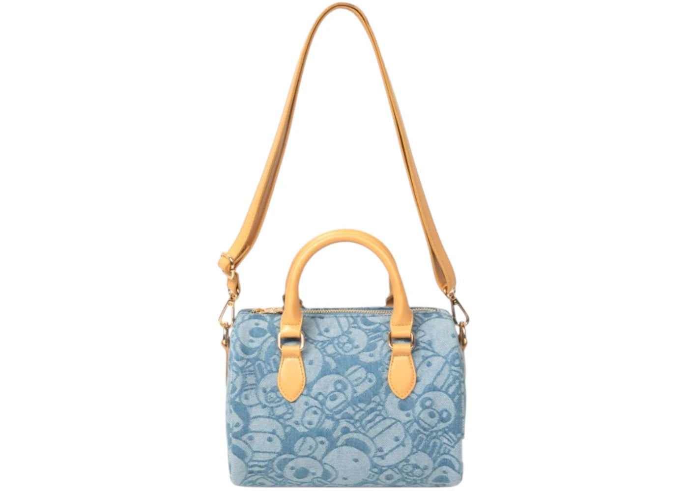 BAPE Baby Milo PU Crossbody Bag Denim -1