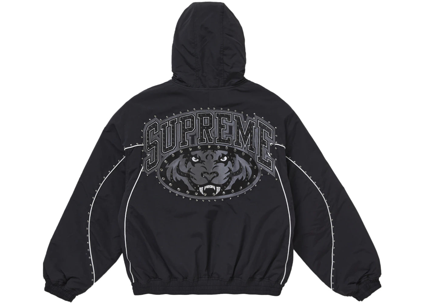 Supreme Studded Stadium Jacket Black -1