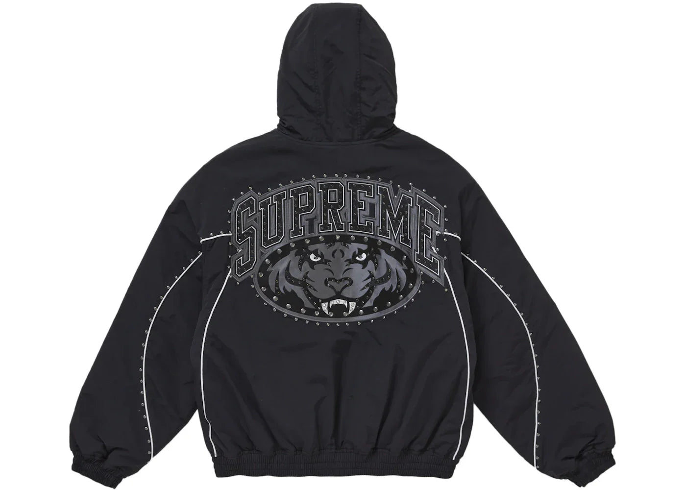 Supreme Studded Stadium Jacket Black -1