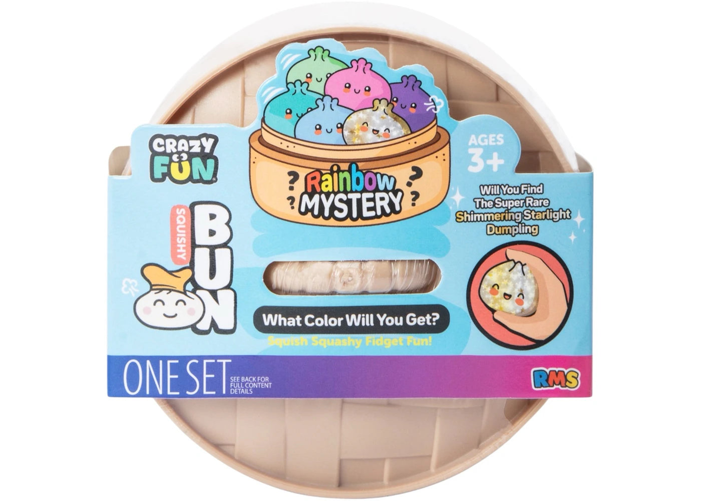 Squishy Bun Rainbow Mystery Squishy "Dumpling" (Simmering Starlight Chase Version) Blind Box -1