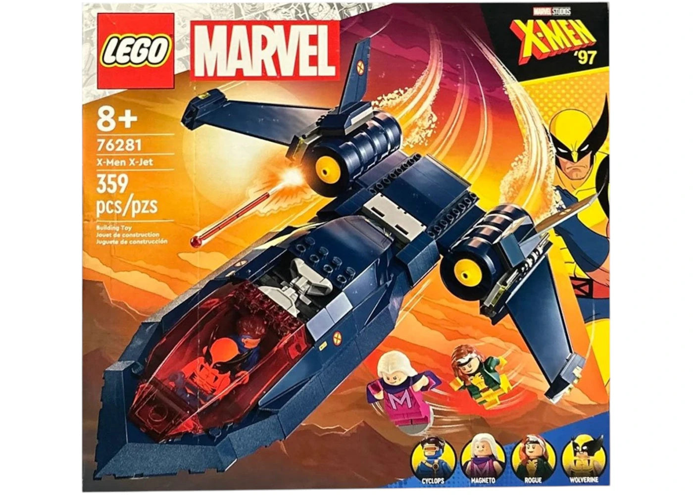 LEGO Marvel X-Men X-Jet Set 76281 -1
