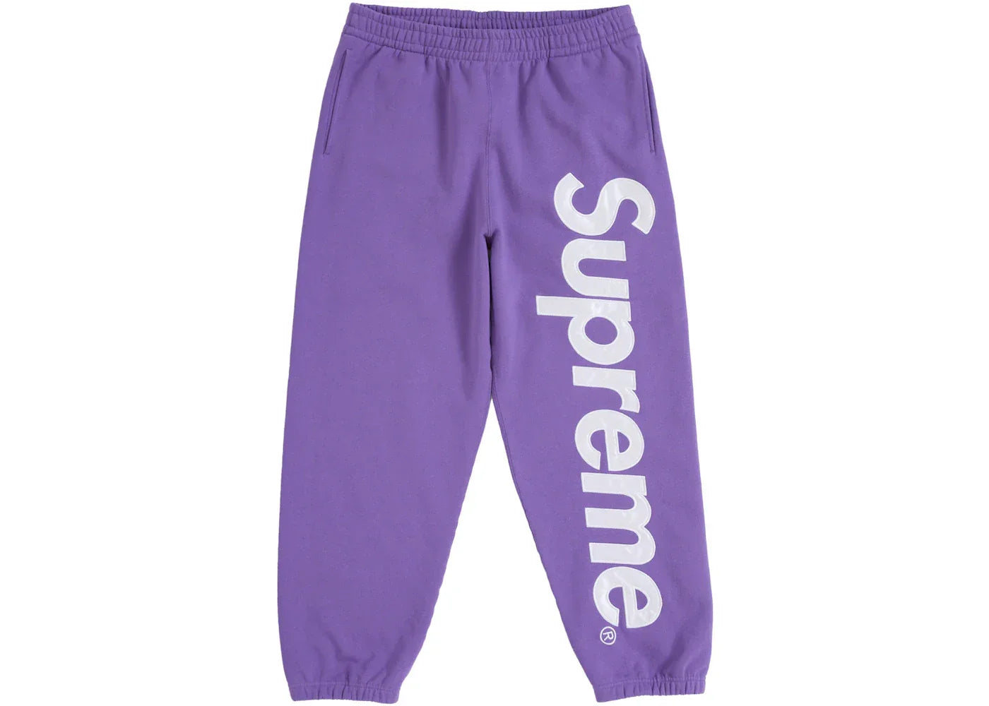 Supreme Satin Appliqué Sweatpant (FW25) Violet -1