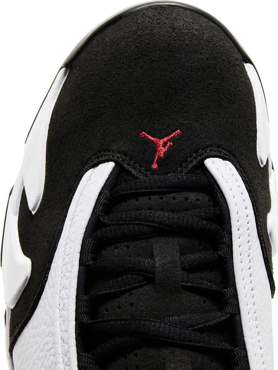 Jordan 14 Retro Black Toe (2024) up look