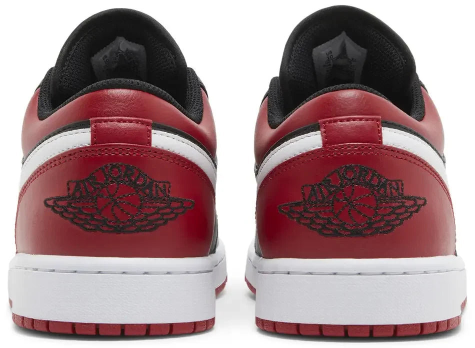 Jordan 1 Low Alternate Bred Toe heel counter