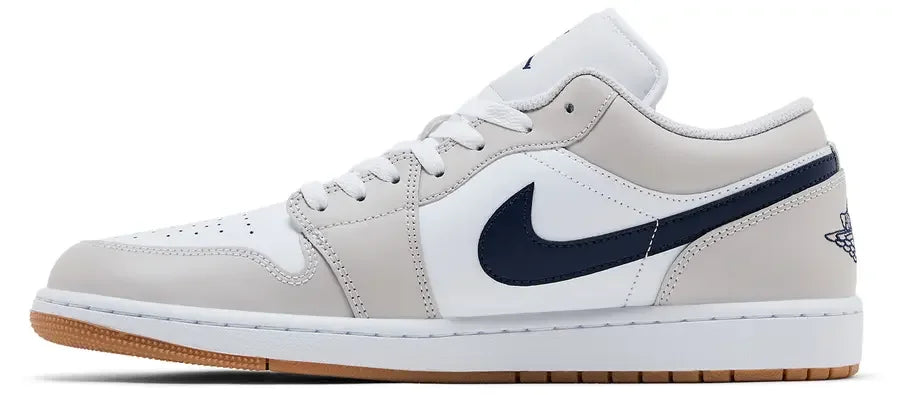 Jordan 1 Low Midnight Navy Neutral Grey 2