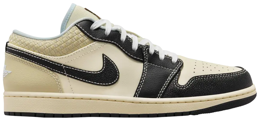 Jordan 1 Low SE Coconut Milk Black Muslin