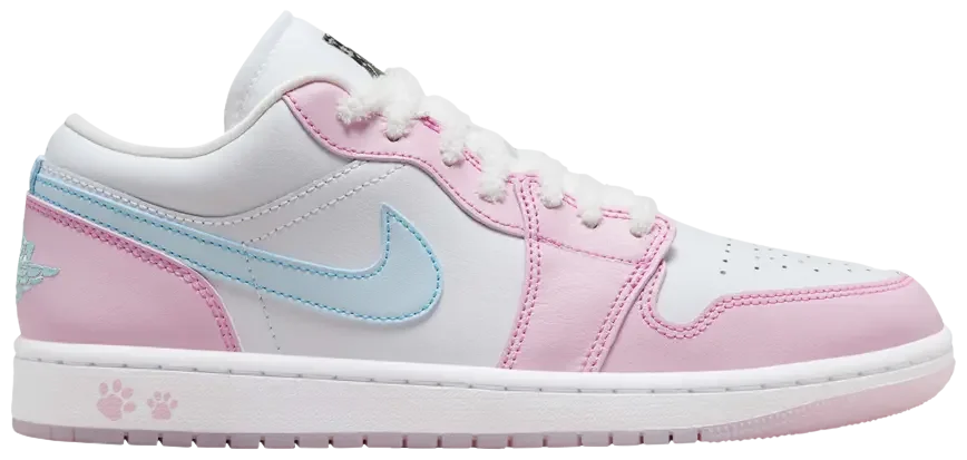 Jordan 1 Low SE Paw Print Pink Foam (W)