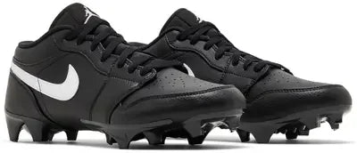 Jordan 1 Low TD Cleat Black White