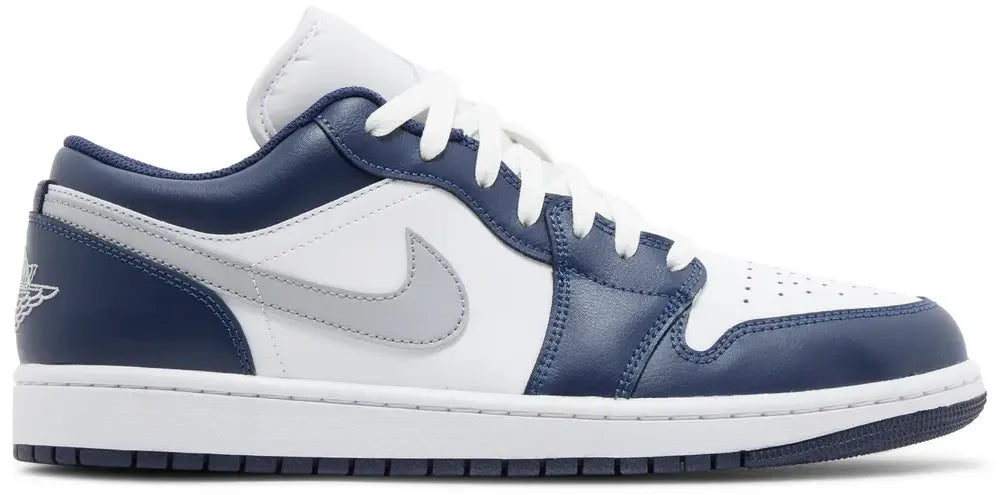 Jordan 1 Low Wolf Grey Midnight Navy