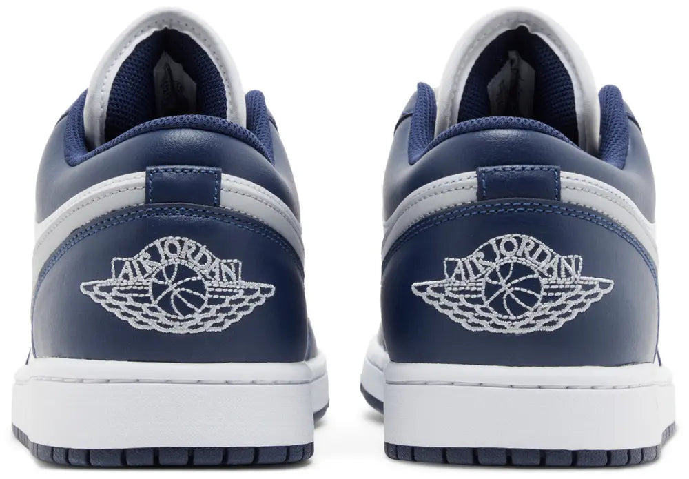 Jordan 1 Low Wolf Grey Midnight Navy