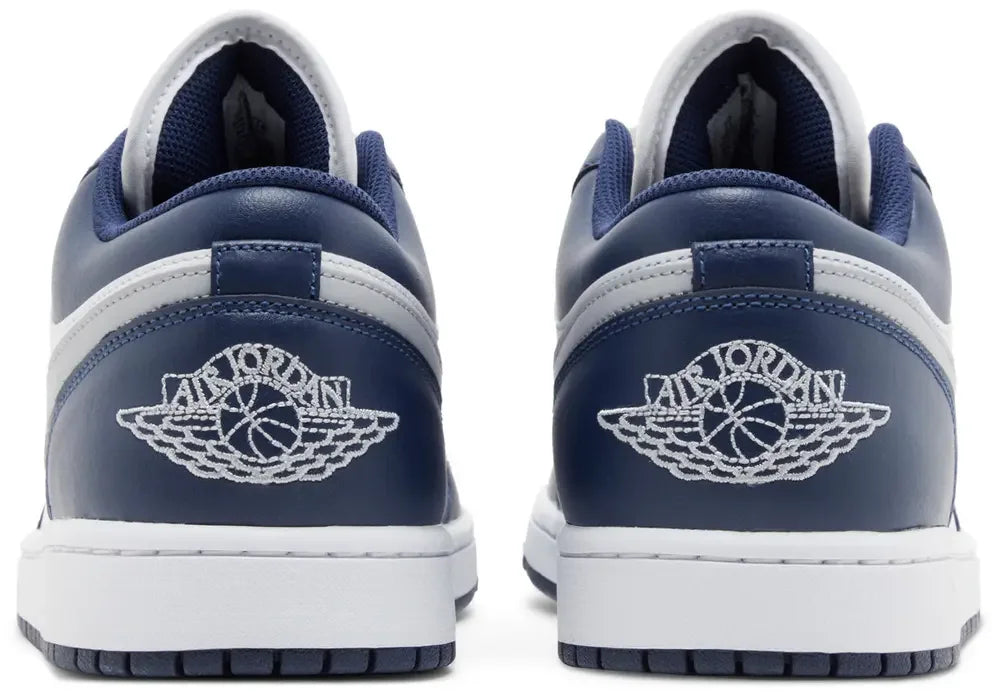 Jordan 1 Low Wolf Grey Midnight Navy