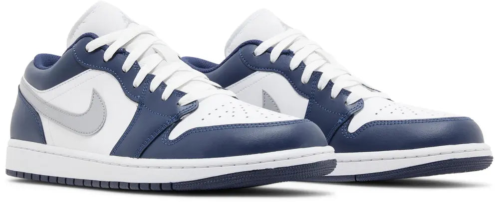 Jordan 1 Low Wolf Grey Midnight Navy