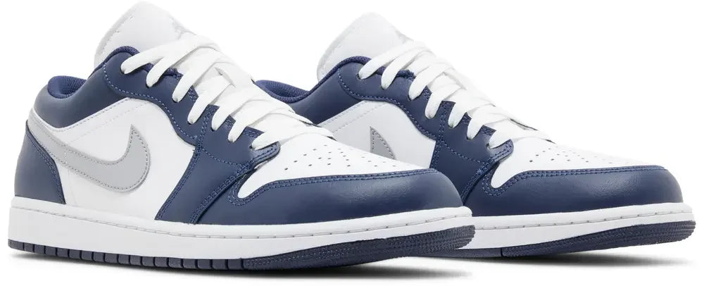 Jordan 1 Low Wolf Grey Midnight Navy