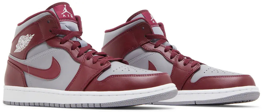 Jordan 1 Mid Cherrywood Red