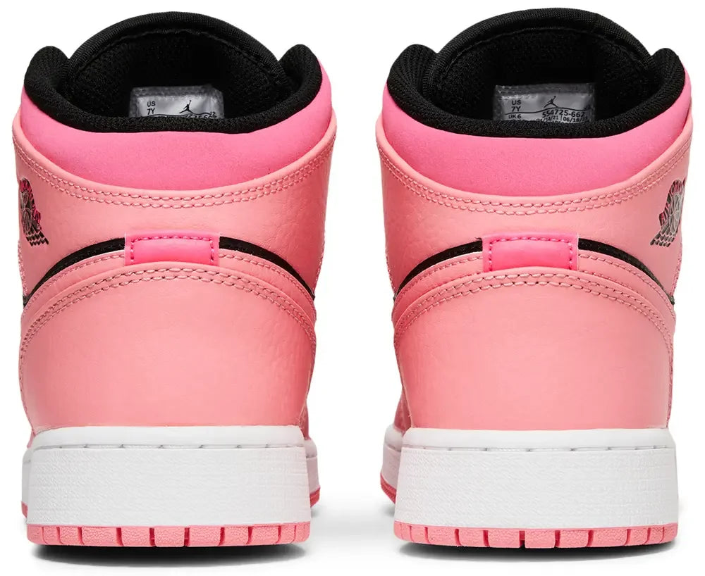 Jordan 1 Mid Coral Chalk (GS)