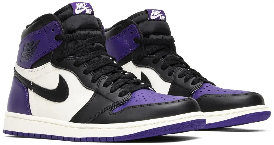 Jordan 1 Retro High Court Purple pair