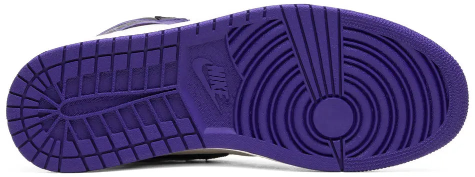 Jordan 1 Retro High Court Purple sole