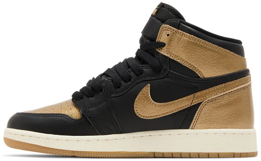 Jordan 1 Retro High OG Black Metallic Gold (GS) 2