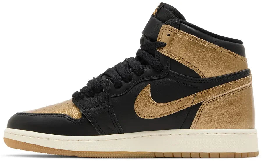 Jordan 1 Retro High OG Black Metallic Gold (GS) 2