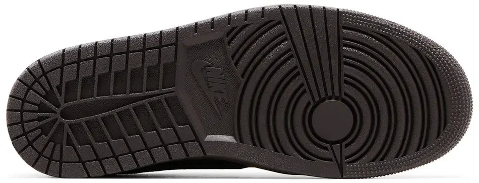 Jordan 1 Retro Low OG SP Travis Scott Velvet Brown sole