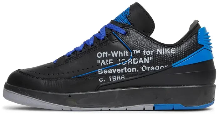 Jordan 2 Retro Low SP Off-White Black Blue-2