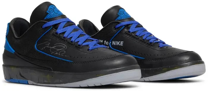 Jordan 2 Retro Low SP Off-White Black Blue-pair