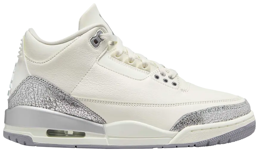 Jordan 3 Retro Sail Cement Grey (Women's)