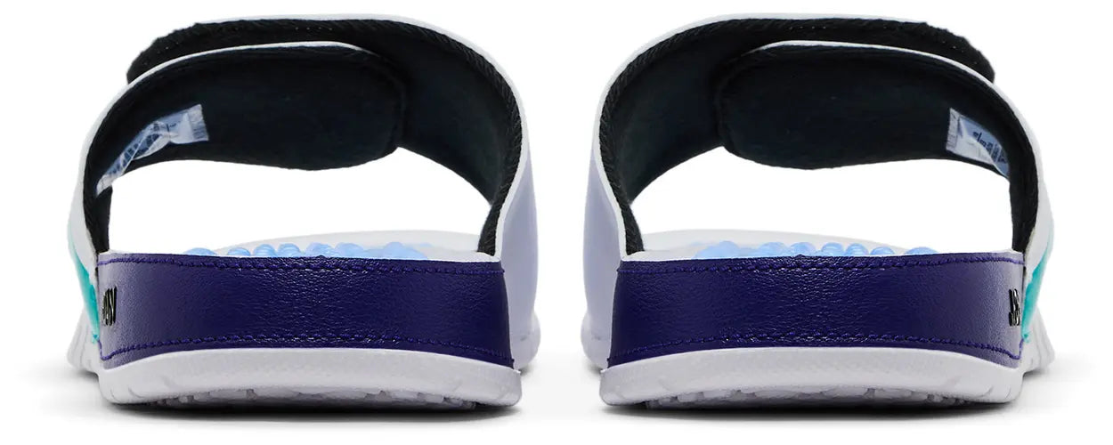 Jordan Hydro 5 Retro Slide White New Emerald Grape Ice Black