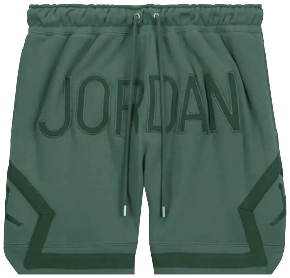 Jordan x Nina Chanel Abney Fleece Shorts Green Stone